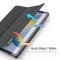 DUX DUCIS Samsung Galaxy Tab S6 Lite - DUX DUCIS Domo Tri-Fold Fodral - Svart