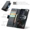 CASEME CASEME Samsung Galaxy S25 Edge Fodral Läder RFID Svart