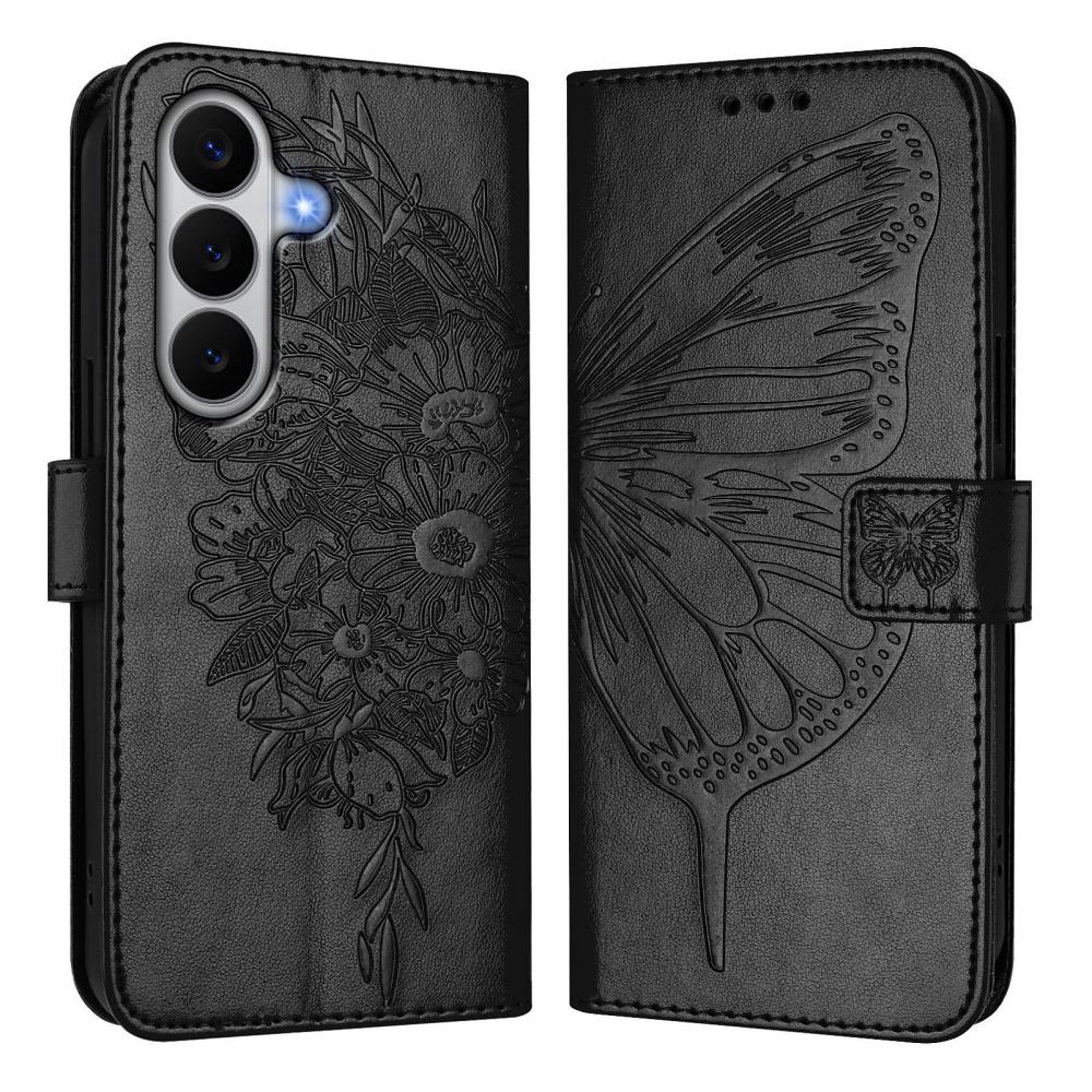  Samsung Galaxy A27 5G Fodral Fjäril Svart