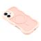  iPhone 17 Skal MagSafe Wavy Matt Ljus Rosa