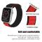 ColorPop Apple Watch 42/44/45/46/49 mm Armband Alpine Pro Loop Svart/Röd