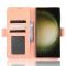  Galaxy S23 Ultra Fodral Med Avtagbart Kortfodral Rosa