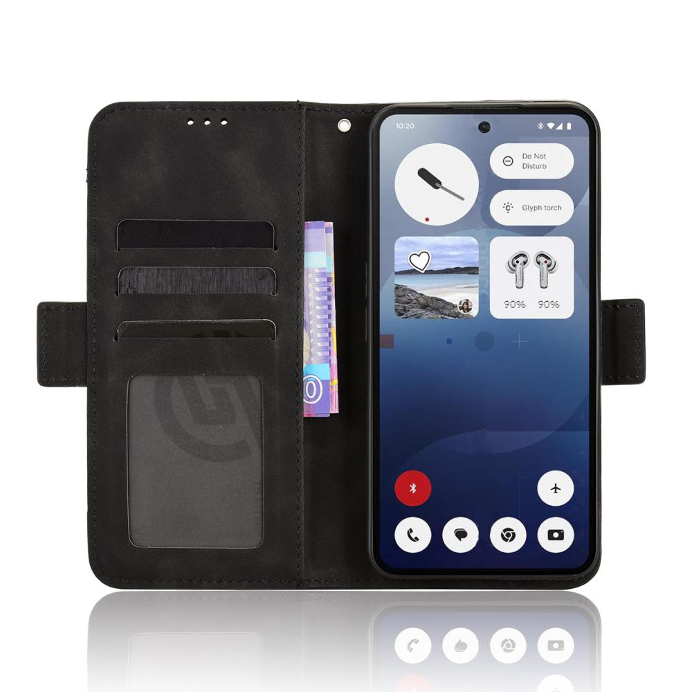  Nothing Phone 3 Fodral Med Avtagbart Kortfack Svart