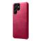  Samsung Galaxy S23 Ultra Skal Läder Belagt Rosa