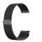  Milanese Loop Metall Armband För Smartwatch - Svart (22 mm)