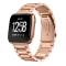  Lyxigt Metallarmband Fitbit Versa/Versa 2 - Roséguld