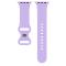 ColorPop Silikon Armband Butterfly Apple Watch 42/44/45/46/49 mm (M/L) Lila