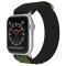 ColorPop Apple Watch 42/44/45/46/49 mm Armband Alpine Pro Loop Svart/Grön