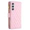 BINFEN BINFEN Galaxy S24 Fodral Diamond Multifunktionell Rosa