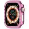  Apple Watch 10 46 mm Skal Rhinestone Rosa
