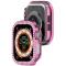  Apple Watch 10 46 mm Skal Rhinestone Rosa