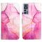  TCL 30+ (2022) Fodral Marmor Rosa/Lila/Guld