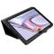  Samsung Galaxy Tab A7 10.4 Fodral Litchi Läder Svart