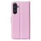  Samsung Galaxy A16 / A26 5G Fodral Litchi Läder Textur Ljus Rosa