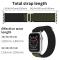 ColorPop Apple Watch 42/44/45/46/49 mm Armband Alpine Pro Loop Svart/Grön
