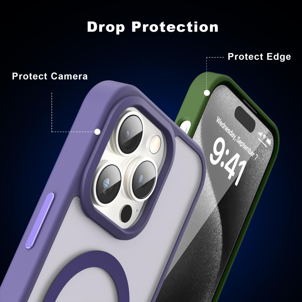 ColorPop ColorPop iPhone 15 Pro Skal CH MagSafe Matt Ljus Grön
