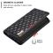 BINFEN BINFEN iPhone 15 Pro Fodral Diamond Flip Läder Svart