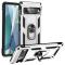  Google Pixel 7 Skal Shockproof Hybrid Ring Armor Silver