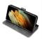 DG.MING Samsung Galaxy S21 Ultra - DG.MING Retro Läder Fodral - Grå