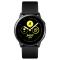  Klassiskt Silikon Armband Smartwatch - Svart (20mm)