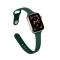  Silikon Armband Apple Watch 42/44/45/46/49 mm Mörk Grön