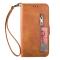  Samsung Galaxy S23 Fodral Multifunktionell Brun