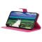  OnePlus 15R Fodral Litchi Läder Rosa