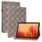  Samsung Galaxy Tab A7 10.4 Fodral Vävd Textur Brun