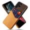 KSQ KSQ Samsung Galaxy S23 Ultra Skal Med Kortfack Brun