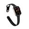  Silikon Armband Apple Watch 38/40/41/42 mm - Svart