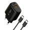 Tech-Protect Tech-Protect 45W Väggladdare Inkl. USB-C - USB-C Kabel Svart
