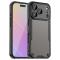  iPhone 18 Pro / 17 Pro Skal Hybrid Frostat Transparent Svart