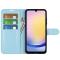  Samsung Galaxy A16 / A26 5G Fodral Litchi Läder Textur Blå