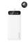 DUDAO Dudao 30000 mAh Power Bank 3x USB med LED-display - Vit