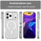  iPhone 17 Pro Max Skal MagSafe Hybrid Vit