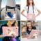  Galaxy Tab A8 Skal Hybrid Shockproof Kickstand Rosa