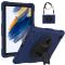  Galaxy Tab A8 Skal Hybrid Shockproof Kickstand Mörk Blå