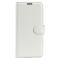  Samsung Galaxy S23 Ultra Fodral Litchi Läder Vit