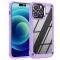  iPhone 15 Pro Max Skal Shockproof Hybrid Armor Lila