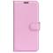  Sony Xperia Pro-I Fodral Litchi Textur Ljus Rosa
