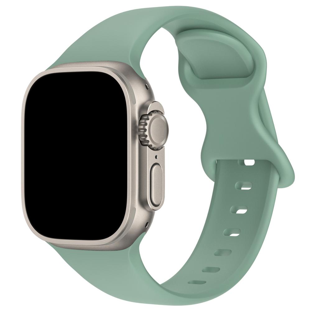 ColorPop Silikon Armband Butterfly Apple Watch 42/41/40/38 mm (M/L) Tallgrön
