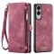 CASEME CASEME Samsung Galaxy S25 Edge Fodral Multifuntionell Röd