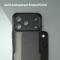  iPhone 18 Pro / 17 Pro Skal Hybrid Frostat Transparent Svart