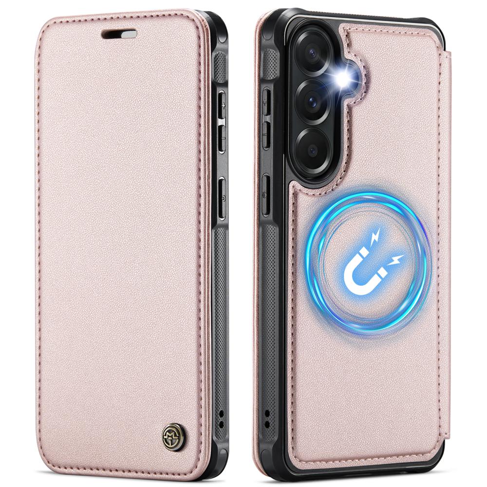 CASEME CASEME Samsung Galaxy A17/A16/A26 Skal RFID Plånbok Roséguld