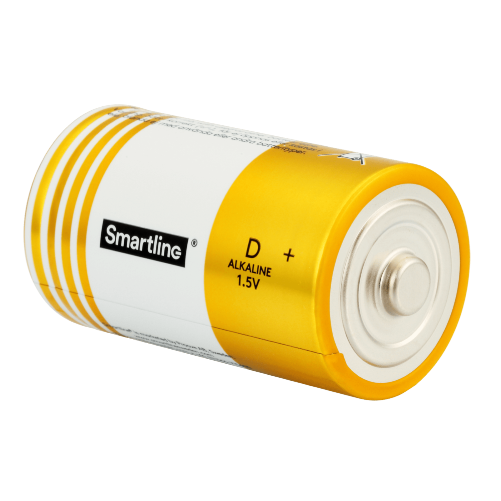 Smartline Smartline D LR20 1.5V Alkaliskt Batteri 2-pack
