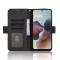  Motorola Moto G56 5G Fodral Med Avtagbart Kortfack Svart