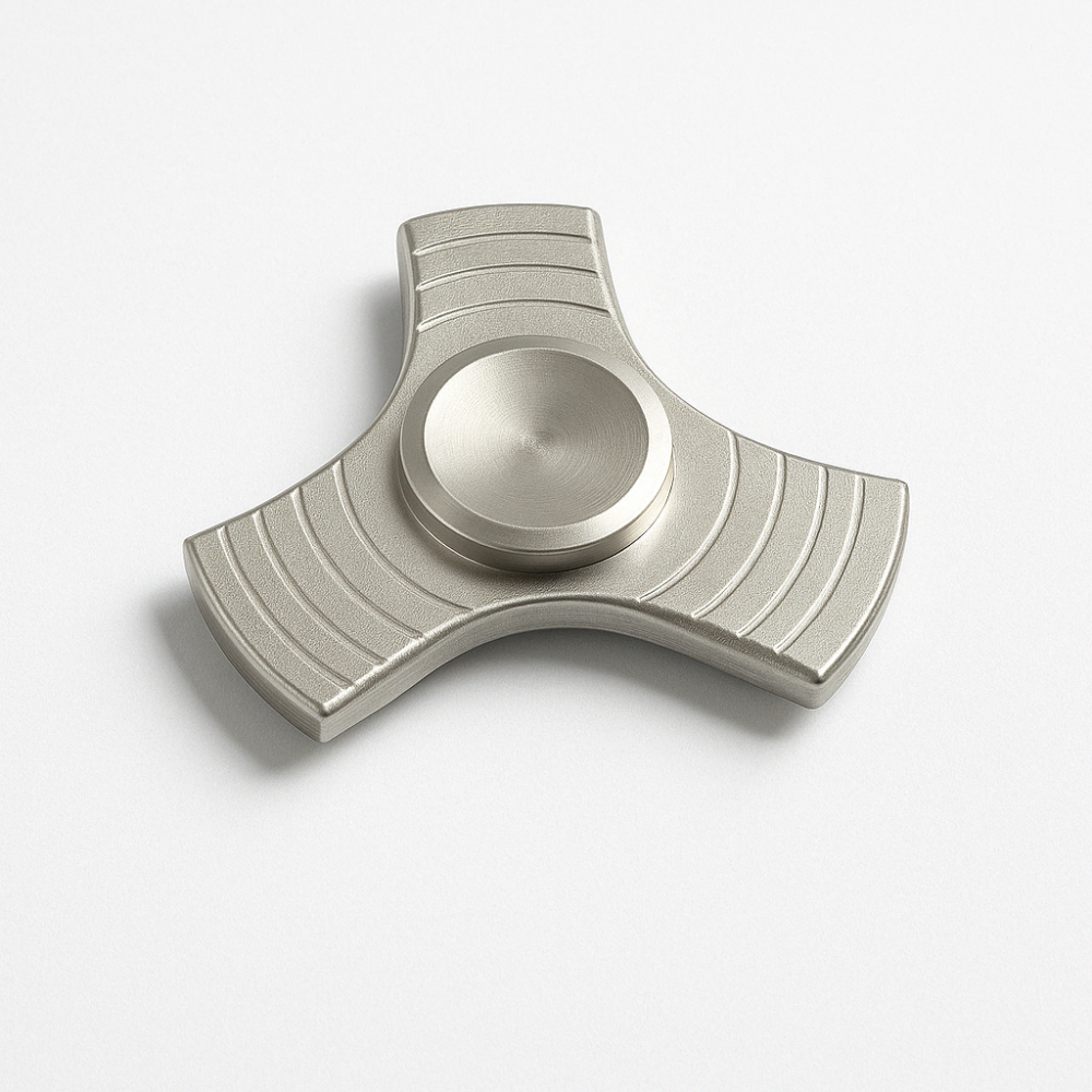  Fidget Spinner Trio Metal - Silver