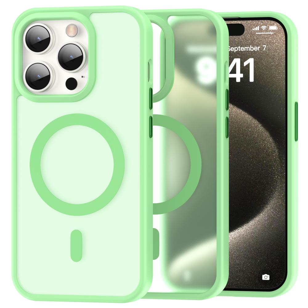 ColorPop ColorPop iPhone 15 Pro Max Skal CH MagSafe Matt Ljus Grön