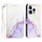  iPhone 16 Pro Max Fodral Marmor Vit/Lila