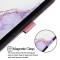 iPhone 16 Pro Max Fodral Marmor Vit/Lila